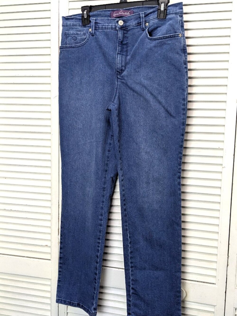 Gloria Vanderbilt Amanda Jeans Size 10 Reg Blue Stretch High Rise 32 x 30